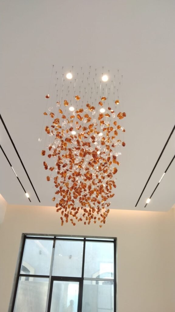 Modern Stone Chandelier4