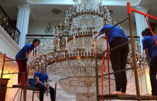 Professional Chandelier Installation in Dubai