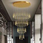 85 Lights Beautiful Custom Crystal Raindrop Chandelier