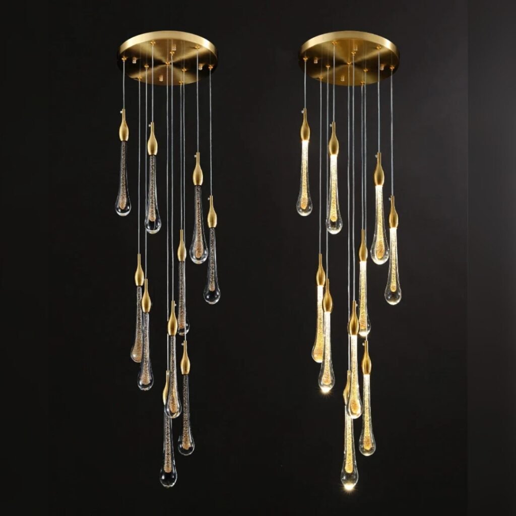 Different designs of Crystal Raindrop Chandelier