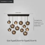 Nordic Glass LED Pendant Lights 13