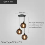 Nordic Glass LED Pendant Lights 17