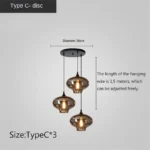 Nordic Glass LED Pendant Lights 21