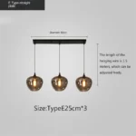 Nordic Glass LED Pendant Lights 22