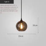 Nordic Glass LED Pendant Lights 24