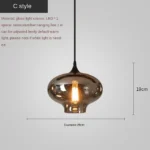 Nordic Glass LED Pendant Lights 26