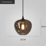 Nordic Glass LED Pendant Lights 28