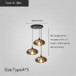 Nordic Glass LED Pendant Lights 8