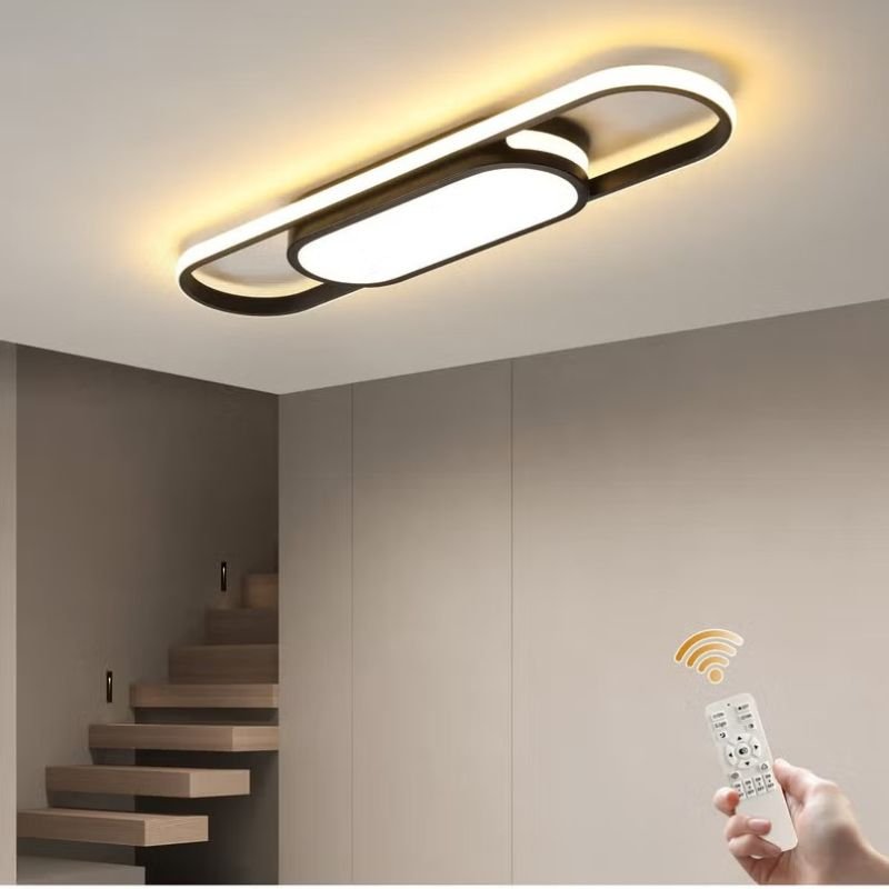 Sputnik Black Chandelier