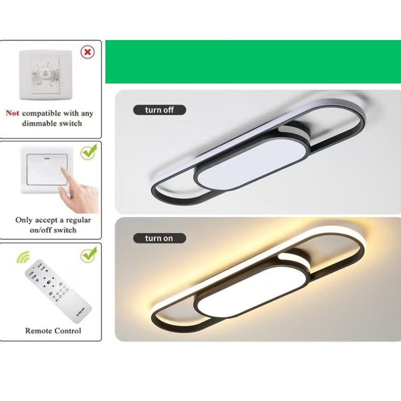 Sputnik Black Chandelier