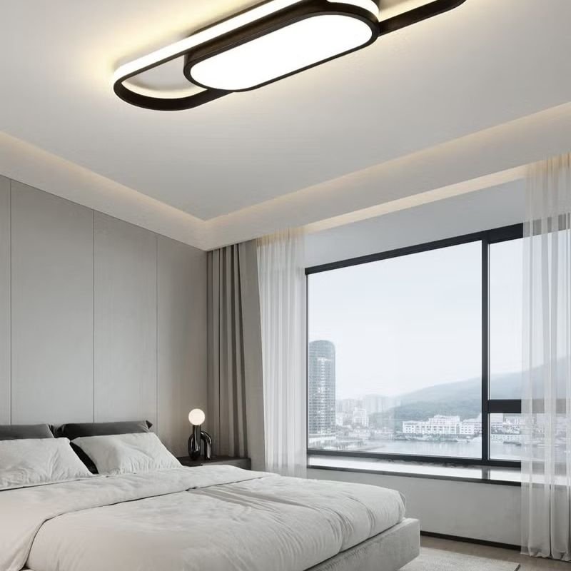 Sputnik Black Chandelier