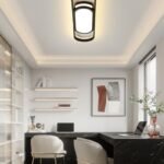 Sputnik Black Chandelier