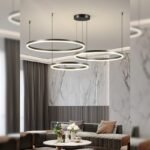 Triple Halo Chandelier