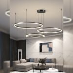 Triple Halo Chandelier