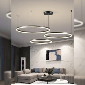 Triple Halo Chandelier
