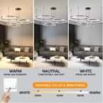 Triple Halo Chandelier