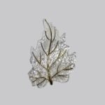 Crystal Clear leaf chandelier