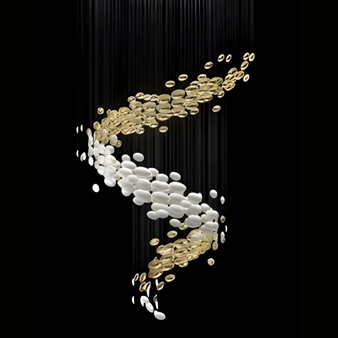 custom designer crystal bowl chandelier