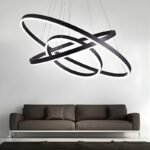 Customizable Multi-Ring LED Pendant Chandelier for UAE Homes
