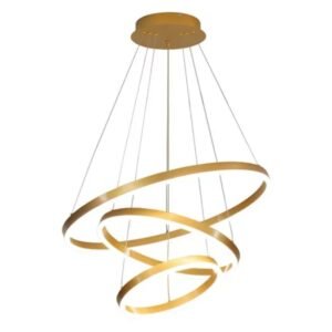 Customizable Multi-Ring LED Pendant Chandelier for UAE Homes