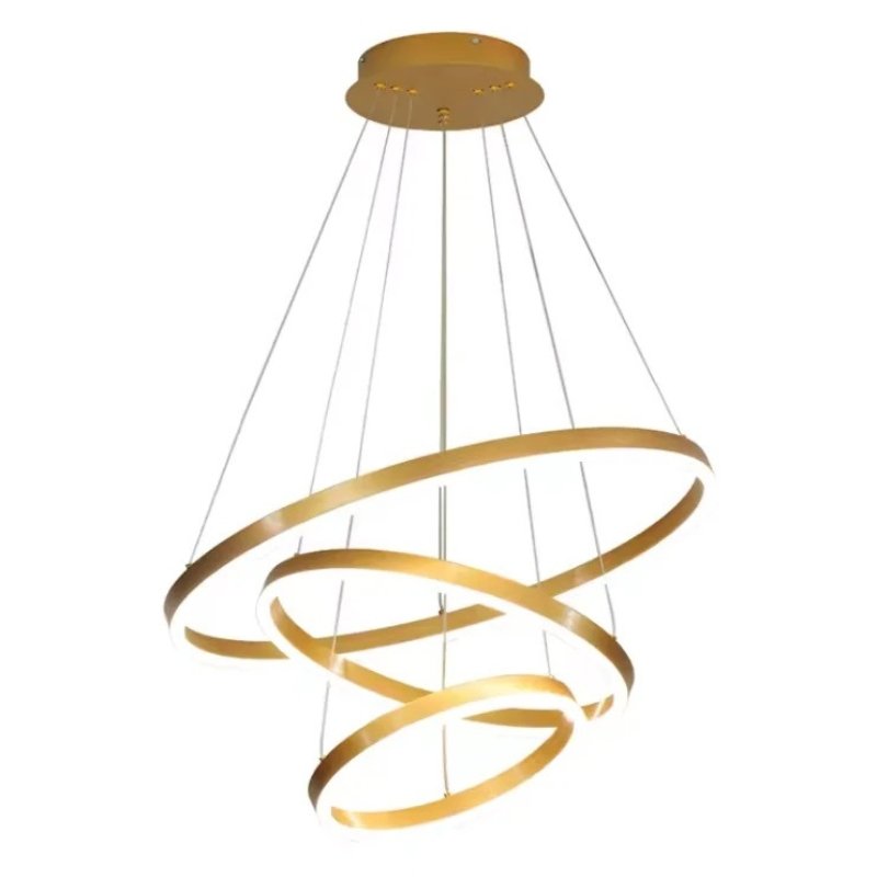 Customizable Multi-Ring LED Pendant Chandelier for UAE Homes