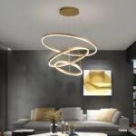 Customizable Multi-Ring LED Pendant Chandelier for UAE Homes