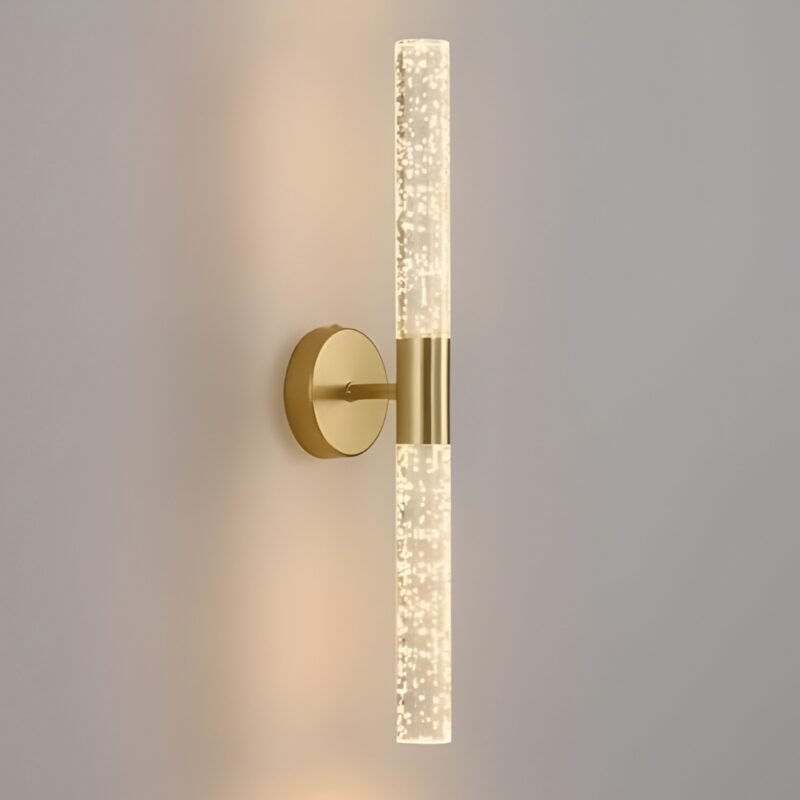 Cylindrical Acrylic Shade LED Long Tube Wall Light