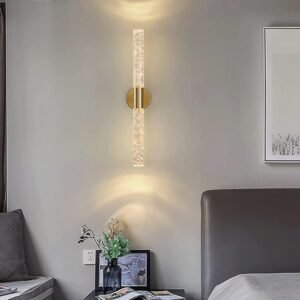 Cylindrical Acrylic Shade LED Long Tube Wall Light