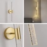 Cylindrical Acrylic Shade LED Long Tube Wall Light