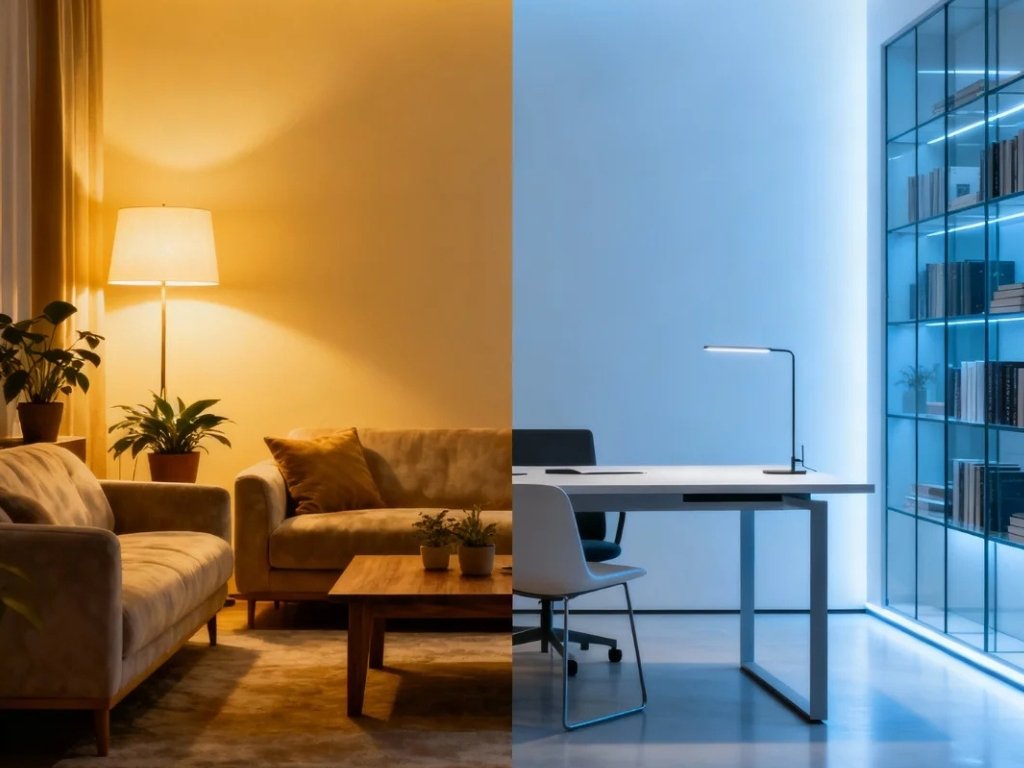 Difference Between Warm Light and Cool Light