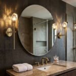 Dimmable Crystal Wall Light Fixture