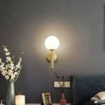 Modern Spherical Shade Wall Light