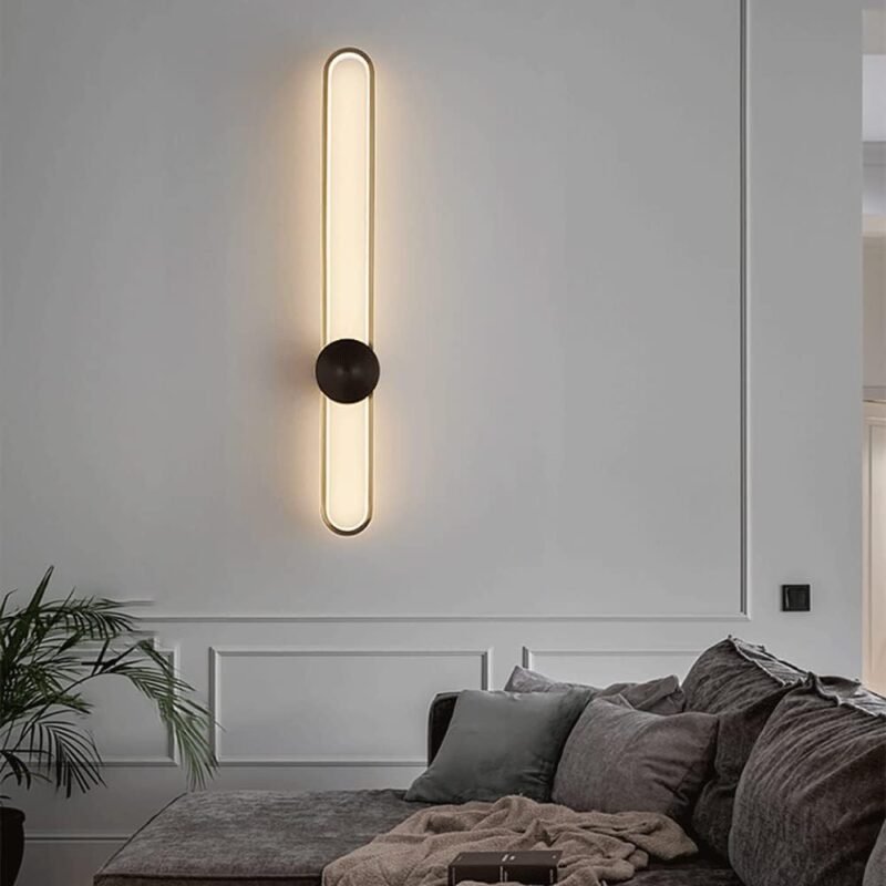 Ultra Thin Long Ring Wall Light