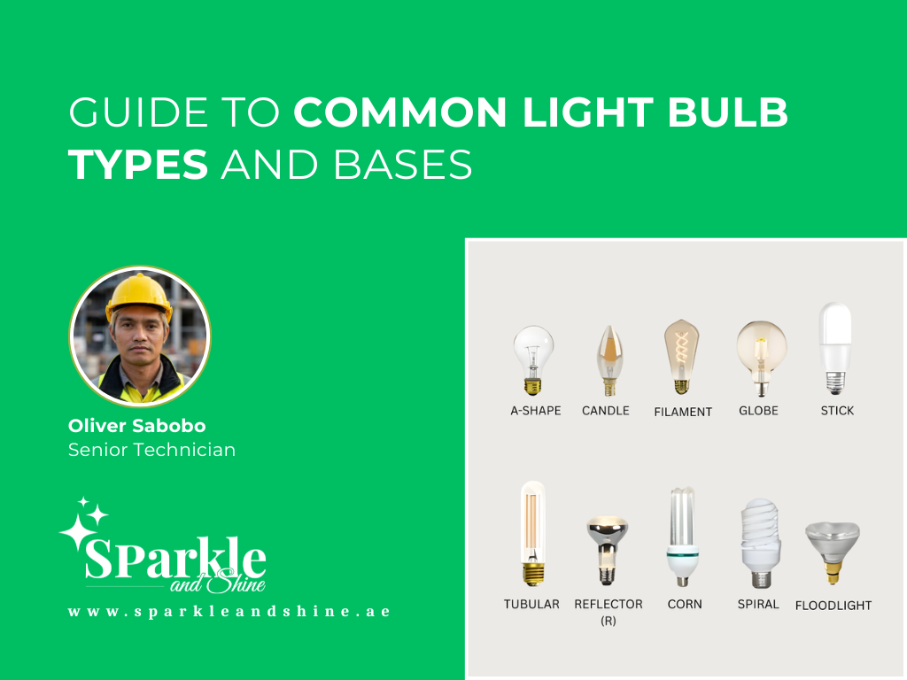 Guide to Common Light Bulb Types and Bases