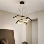 Modern Aluminium Dimmable Hexagon Pendant Lights