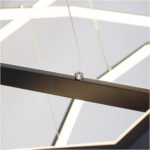 Modern Aluminium Dimmable Hexagon Pendant Lights