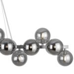 Modern Dimmable Smoky Pendant with 25 Light