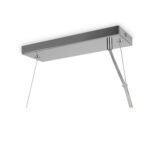 Modern Dimmable Smoky Pendant with 25 Light