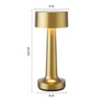 Modern Rechargeable Cordless Small Table Lamp