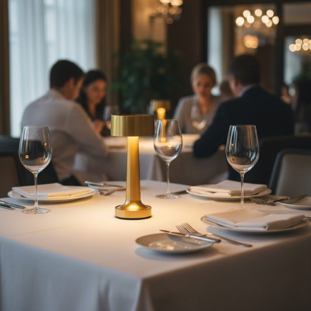 Modern Rechargeable Cordless Small Table Lamp