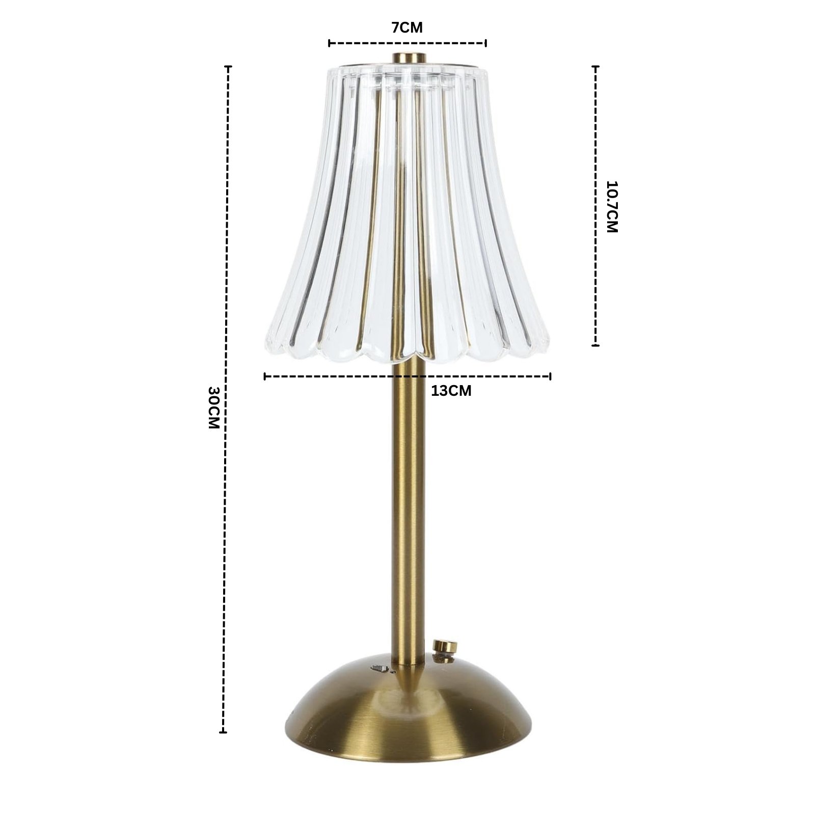 Modern Rechargeable Cordless Small Table Lamp