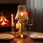 Modern Rechargeable Cordless Small Table Lamp