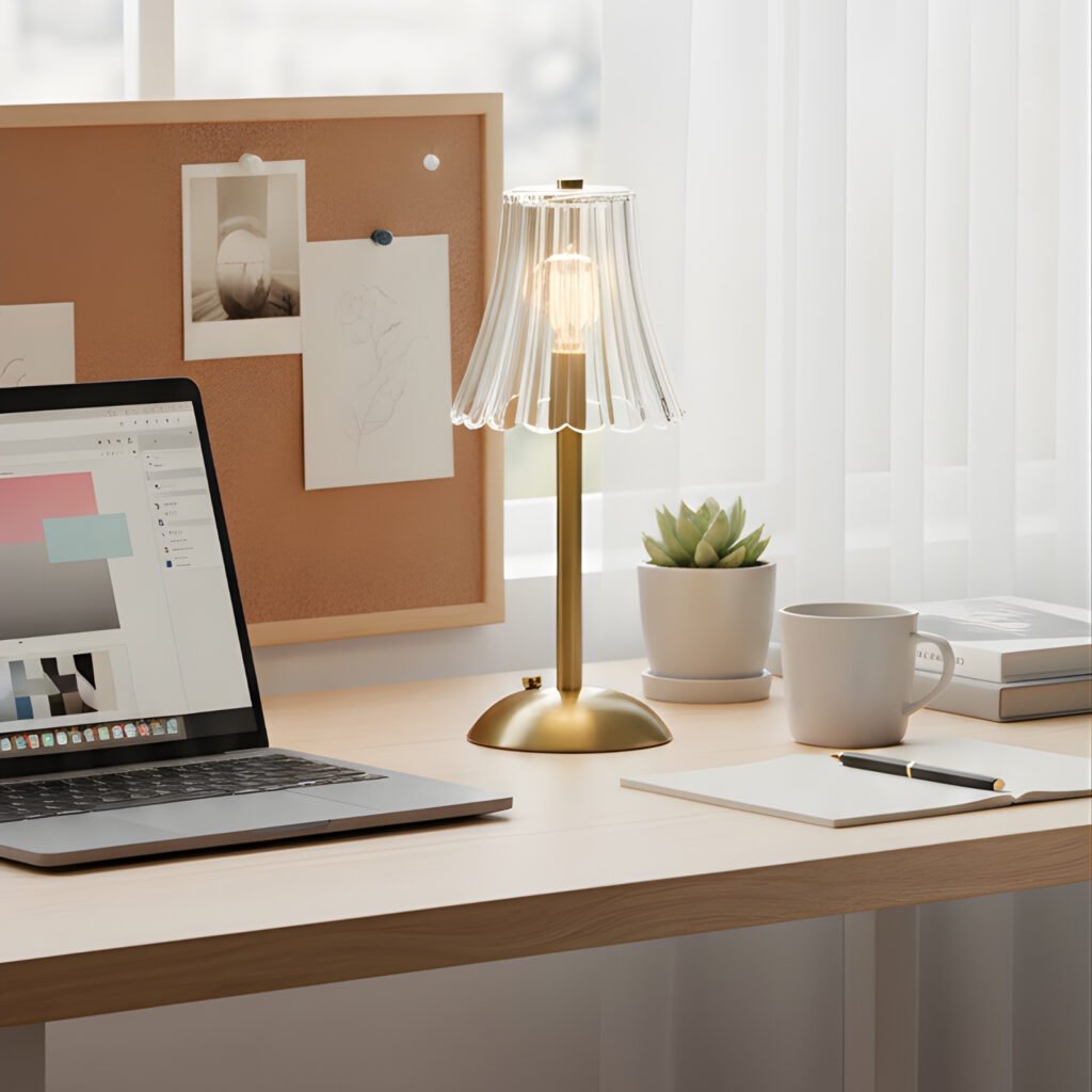 Modern Rechargeable Cordless Small Table Lamp