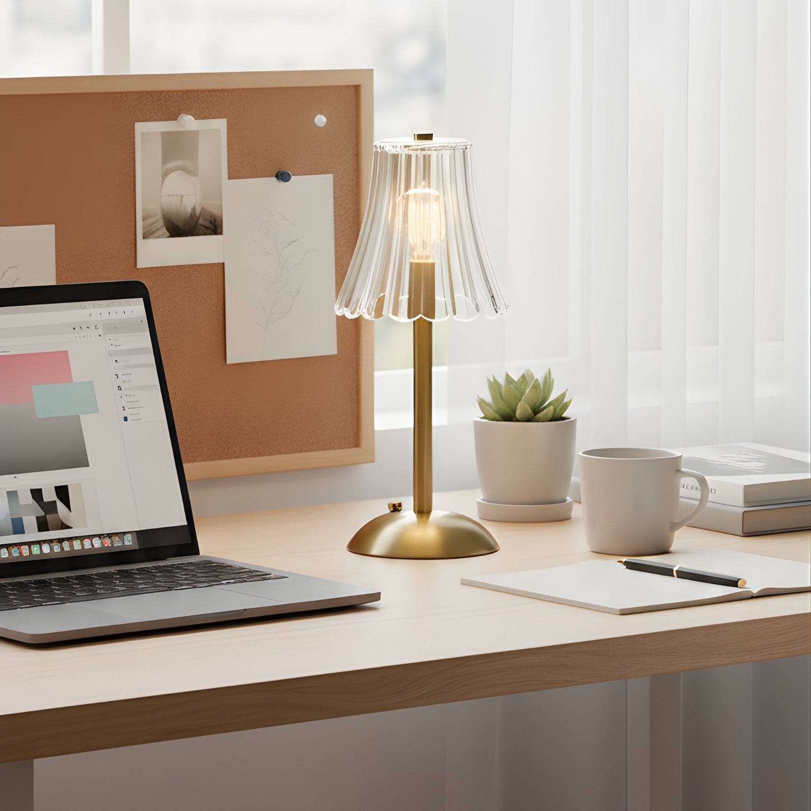 Modern Rechargeable Cordless Small Table Lamp