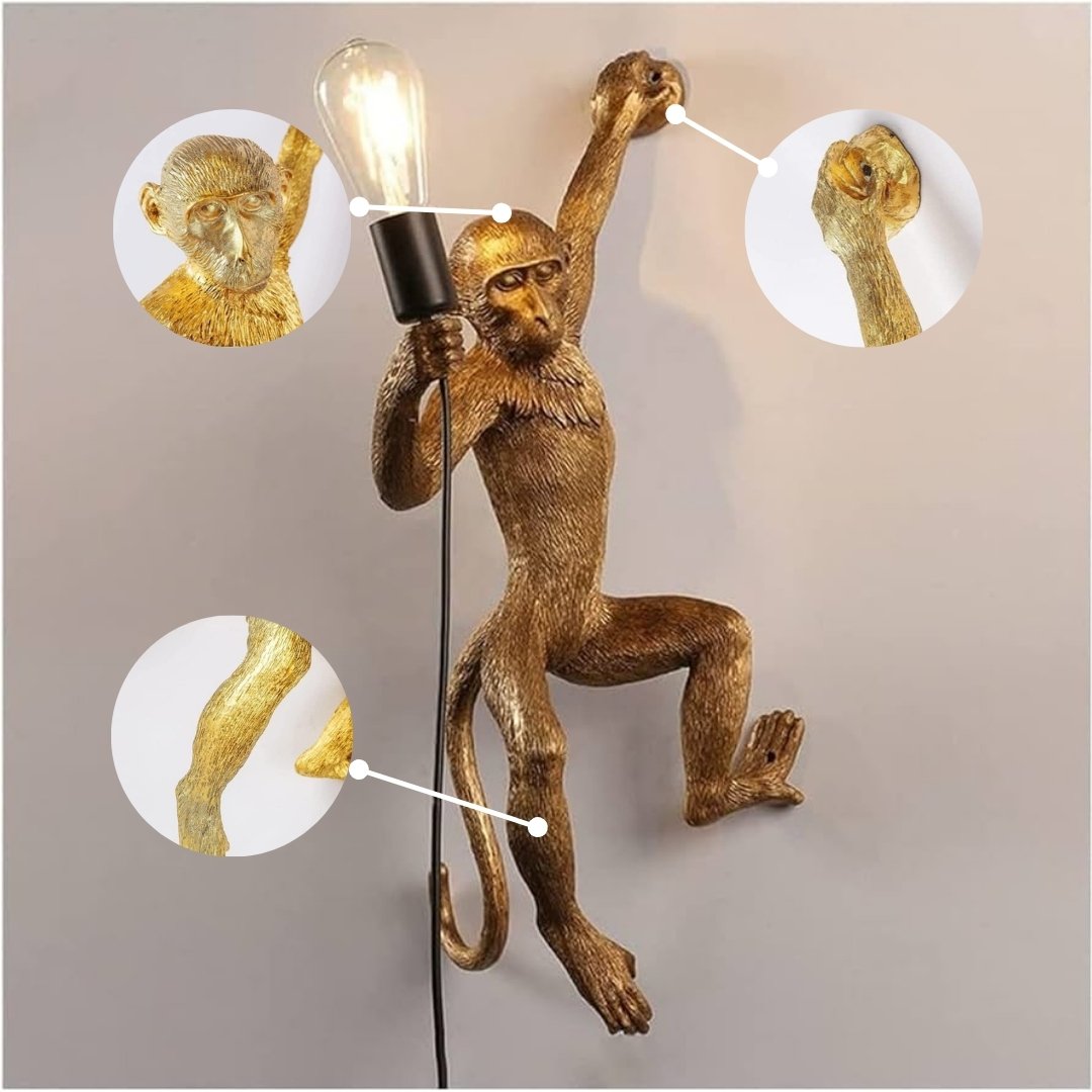 Vintage Monkey Lamps and Wall Lights - Image 2
