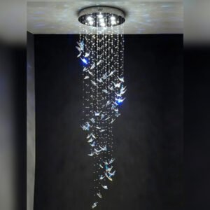 Crystal Butterfly Chandelier