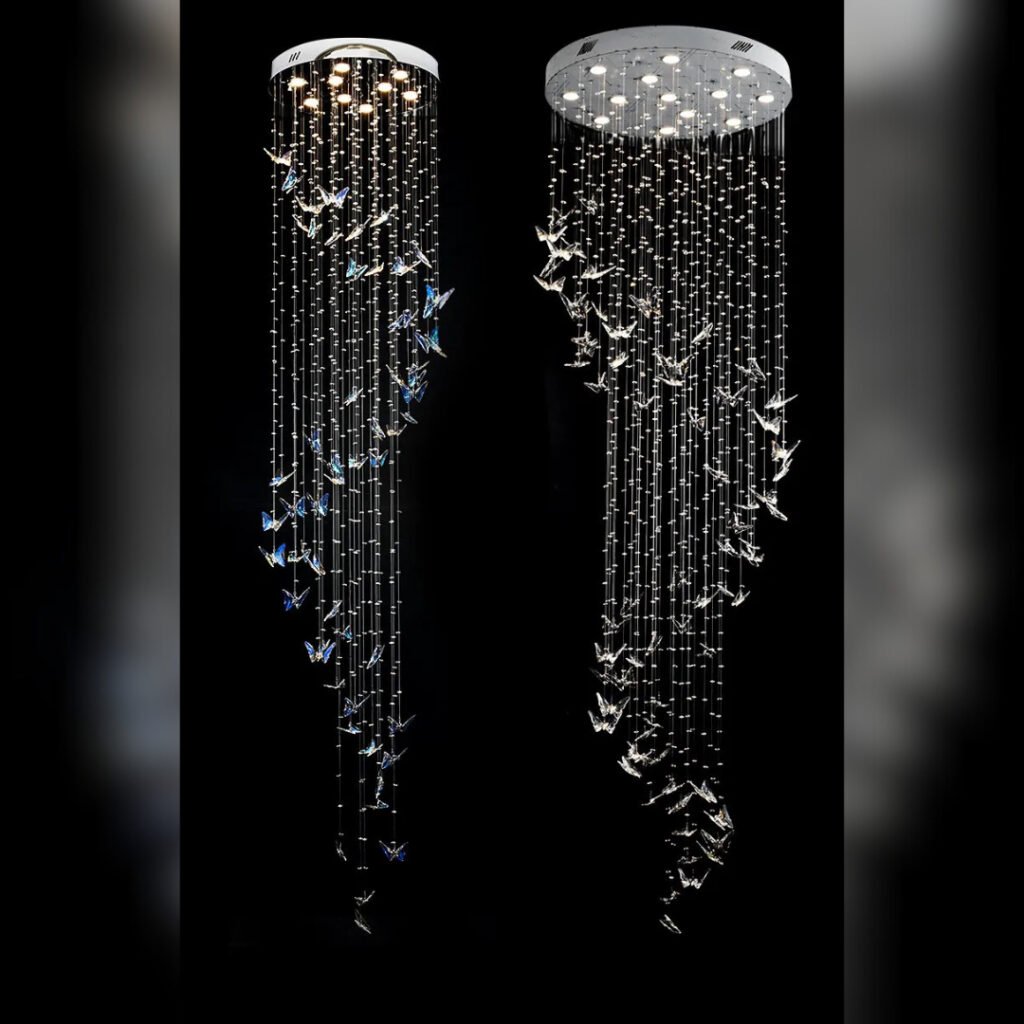 Crystal Butterfly Chandelier