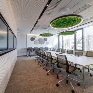 Green Moss Ring Pendant Light