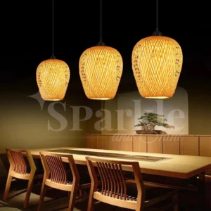 Modern Bamboo Pendant Light
