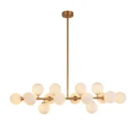 Modern 16 Light Rectangle Pendant Light